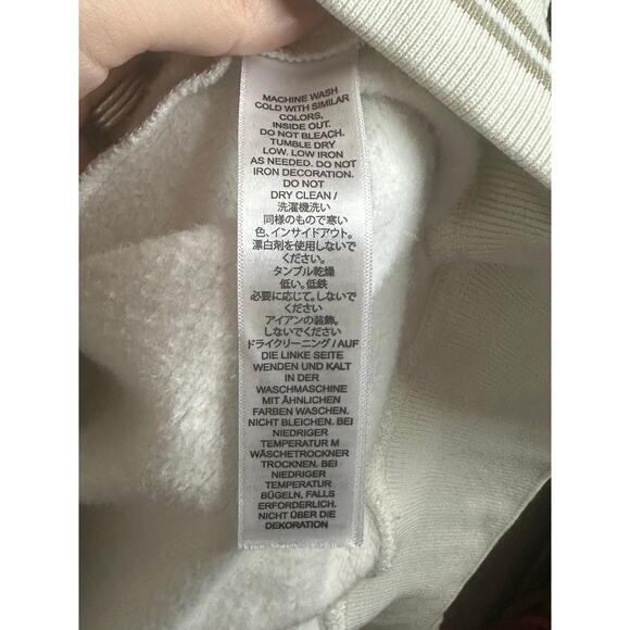 Taylor Swift ‘Tortured Poets Department’ Cream Beige Crewneck Pullover Size 3XL - Picture 7 of 8